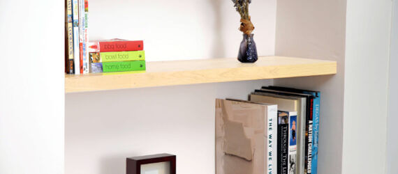 Ash Alcove Shelves Made To Measure, How To Make Floating Shelves In Alcove